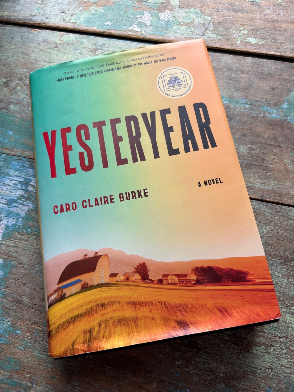 Yesteryear by — Green-Orange Gradient Hardcover Novel